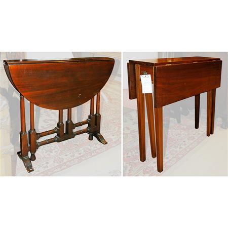 Regency Style Mahogany Tuck Table 68ed9