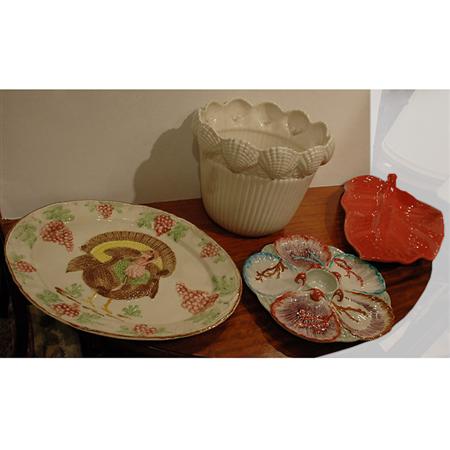 Group of Three Porcelain Platters 68ee3
