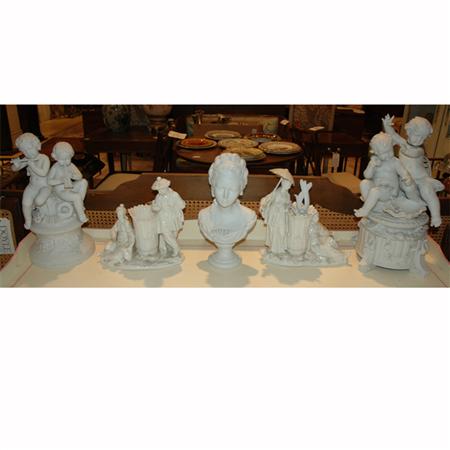 Group of Four Continental Porcelain 68f00