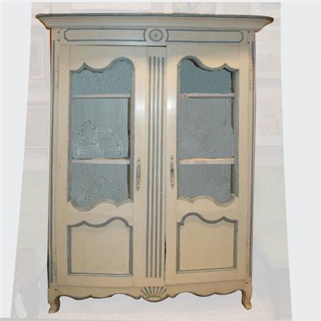 Louis XV Style Painted Wire Door 68f11