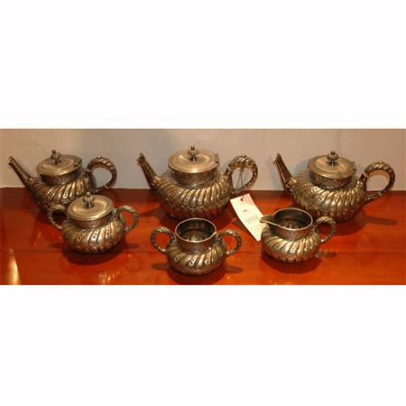 Meriden B Co Silver Plated Six Piece 68f15