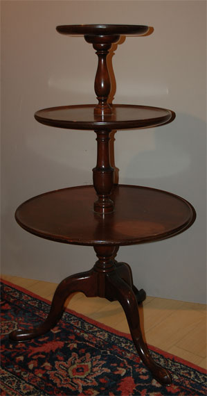 George III Style Mahogany Three Tier 68f30