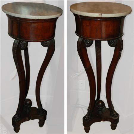 Pair of Georgian Style Marble Top