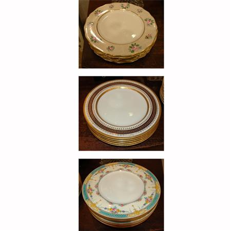 Three Sets of English Porcelain