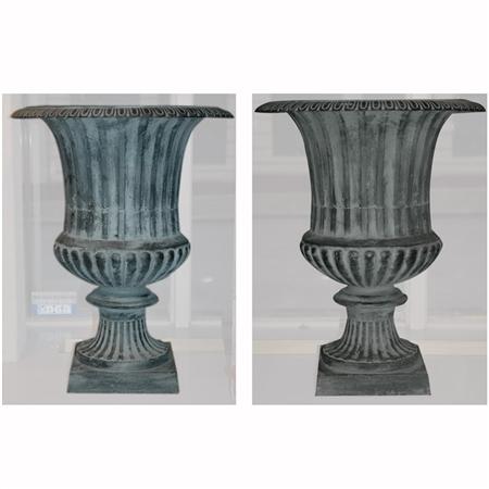 Pair of Neoclassical Style Bronze