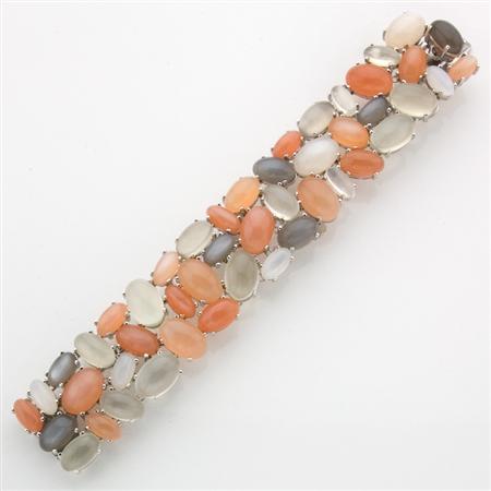 White Gold and Multicolored Feldspar 68cc7