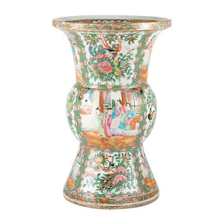 Canton Rose Medallion Porcelain Vase
	