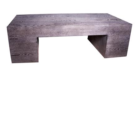 Modern Style Stained Wood Bench  691f3