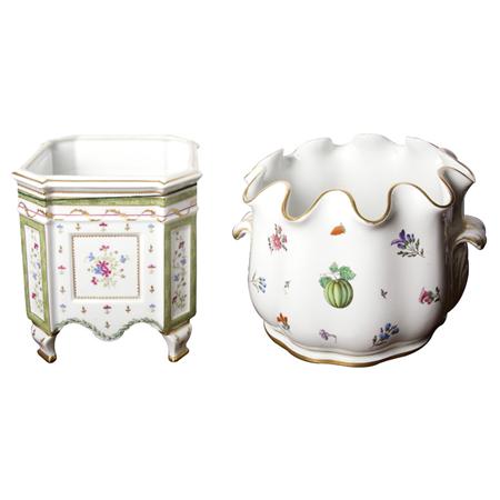 Ginori Porcelain Jardiniere Together 6922a