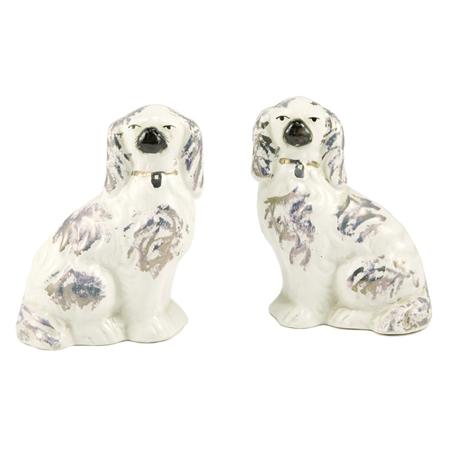 Pair of Staffordshire Figures of Dogs
	