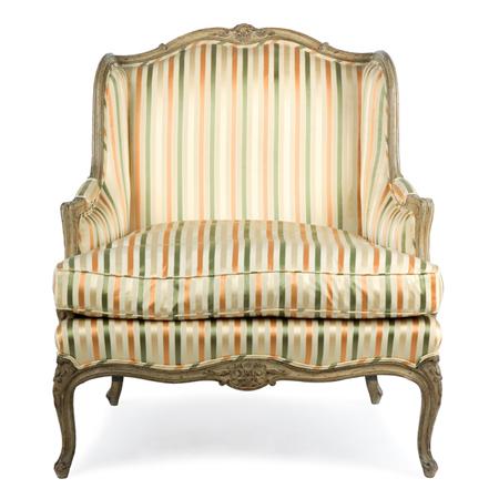 Louis XV Style Painted Wood Bergere
	