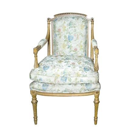 Louis XVI Style Beechwood Armchair  6924a