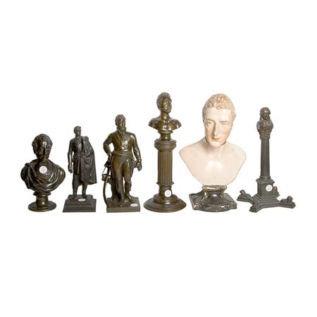 Group of Eight Figures and Busts