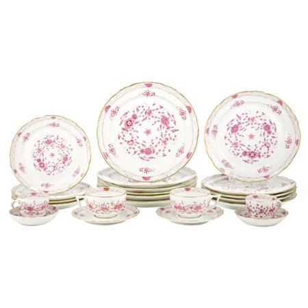 Limoges Floral Decorated Porcelain