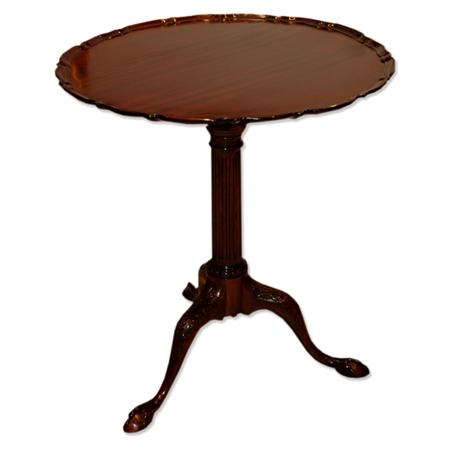 George III Style Mahogany Tea Table  6926c