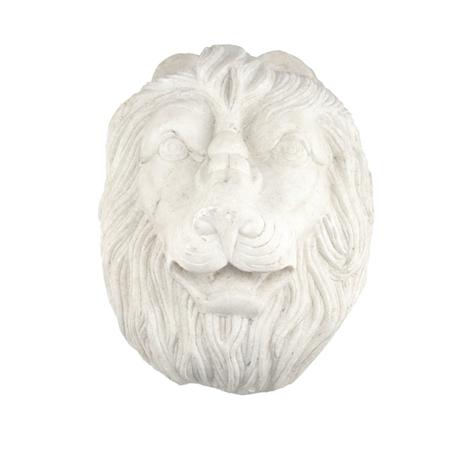 Carved Marble Lion Head Mask  69272