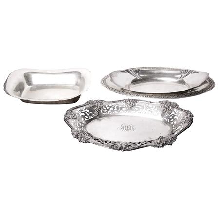 Group of Four Sterling Silver Bread 69275