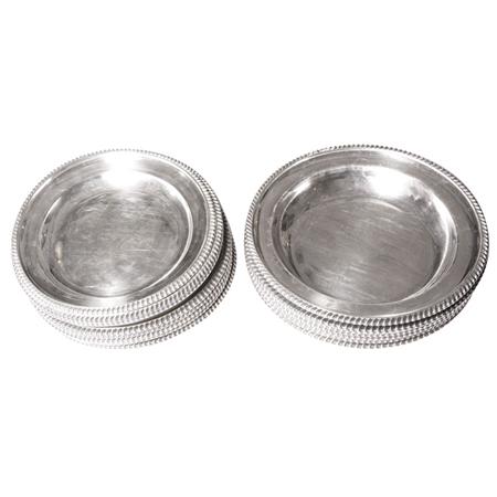 Set of Twelve Silver Plated Soup