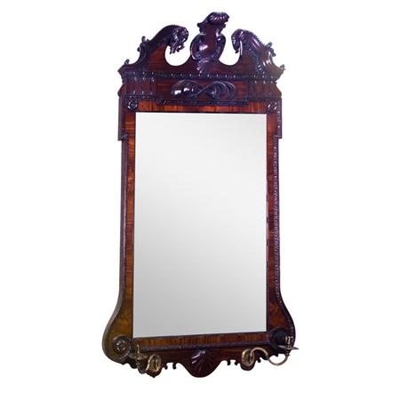 Continental Carved Mahogany Mirror
	