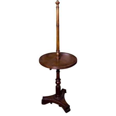 Regency Style Mahogany Candlestick 692b3