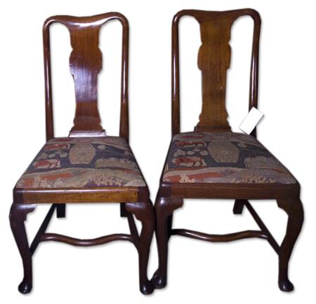 Set of Six George II Style Walnut