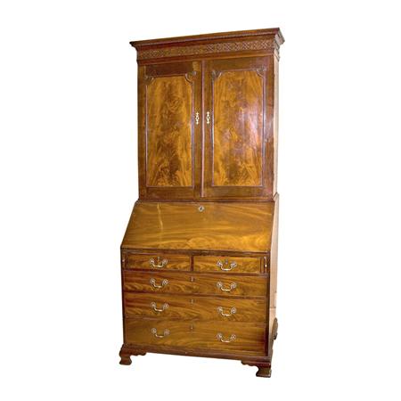 George III Style Mahogany Secretary  692d9