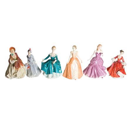 Group of Eight Royal Doulton Figures