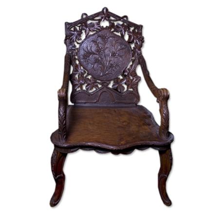 Black Forest Style Carved Mahogany