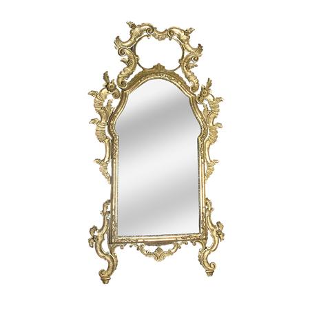 Rococo Style Gilt Wood Mirror  692f5