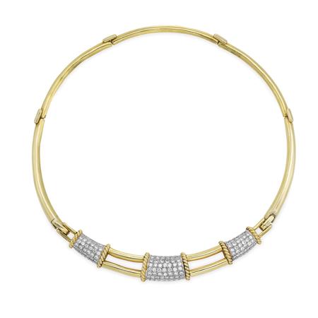 Gold and Diamond Necklace
	  Estimate:$2,000-$4,000