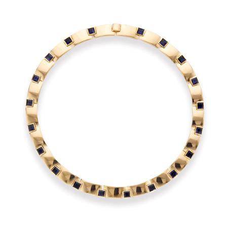 Gold and Iolite Necklace Chaumet  6937e