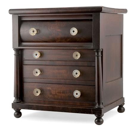 Classical Mahogany Miniature Chest 690f5