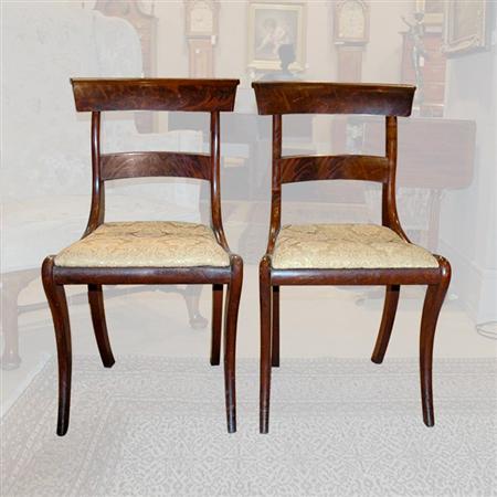 Set of Four Classical Mahogany