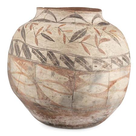 Pueblo Polychrome Pottery Jar
	  Estimate:$800-$1,200