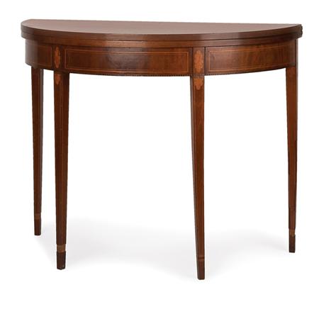 Federal Inlaid Mahogany Card Table  69121