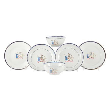 Set of Chinese Export Armorial Porcelain
