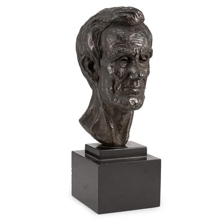 Bronzed Patinated Bust of Abraham