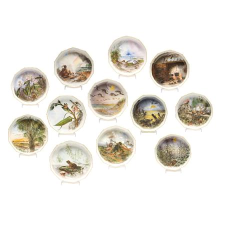 Set of Twelve Porcelain Soup Plates 69134