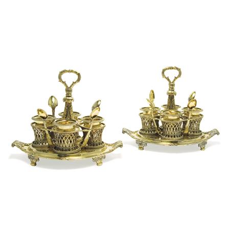 Pair of George III Silver Gilt