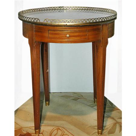 Louis XVI Mahogany Bouillotte Table
	