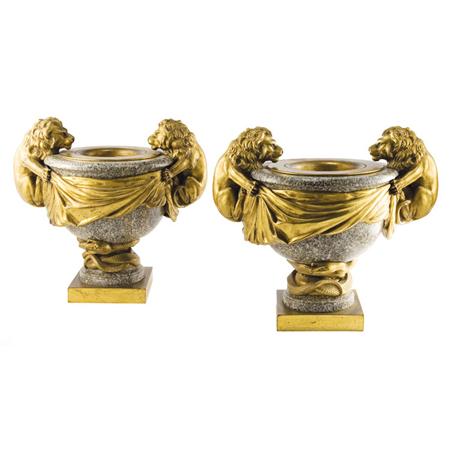 Pair of Louis XVI Style Gilt Bronze 69574