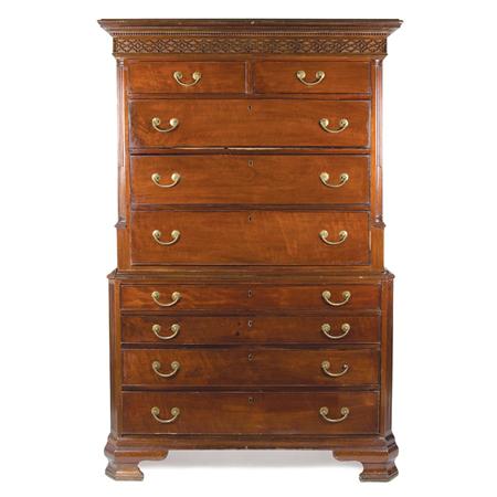 George III Mahogany Chest on Chest  6958a