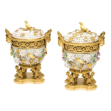 Pair of Louis XVI Style Gilt Bronze 695a2