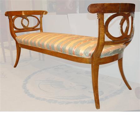 Biedermeier Parcel Gilt Fruitwood