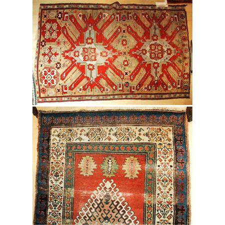 Kazak Runner Together with a Karabagh