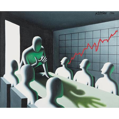 Mark Kostabi American b 1960 6969b