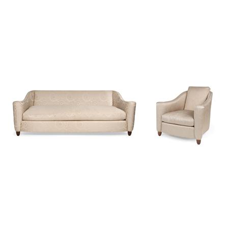 Art Deco Style Sofa and Bergere  696cf