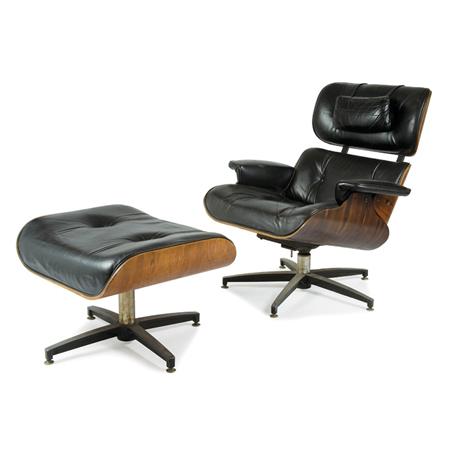 Style of Charles and Ray Eames Lounge