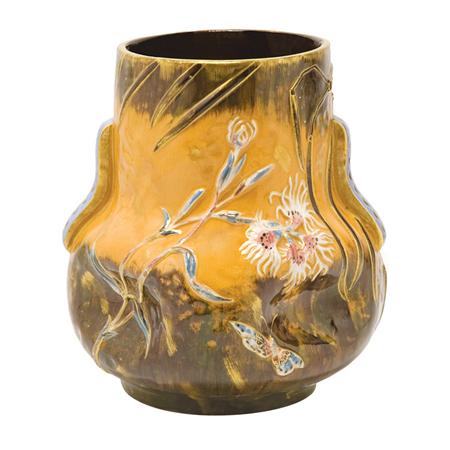 Galle Gilt and Enameled Pottery 6972a