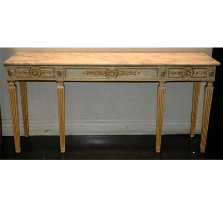 Louis XV Style Ivory Painted and 69744